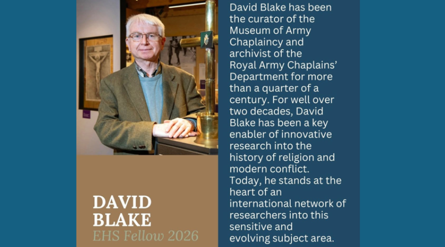 Recognising a Distinguished Contribution to Military and Ecclesiastical History